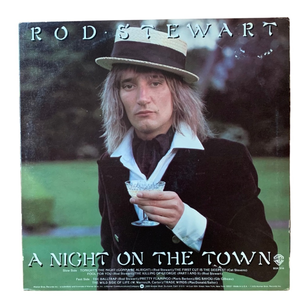 Rod Stewart Original A Night on the Town Vinyl